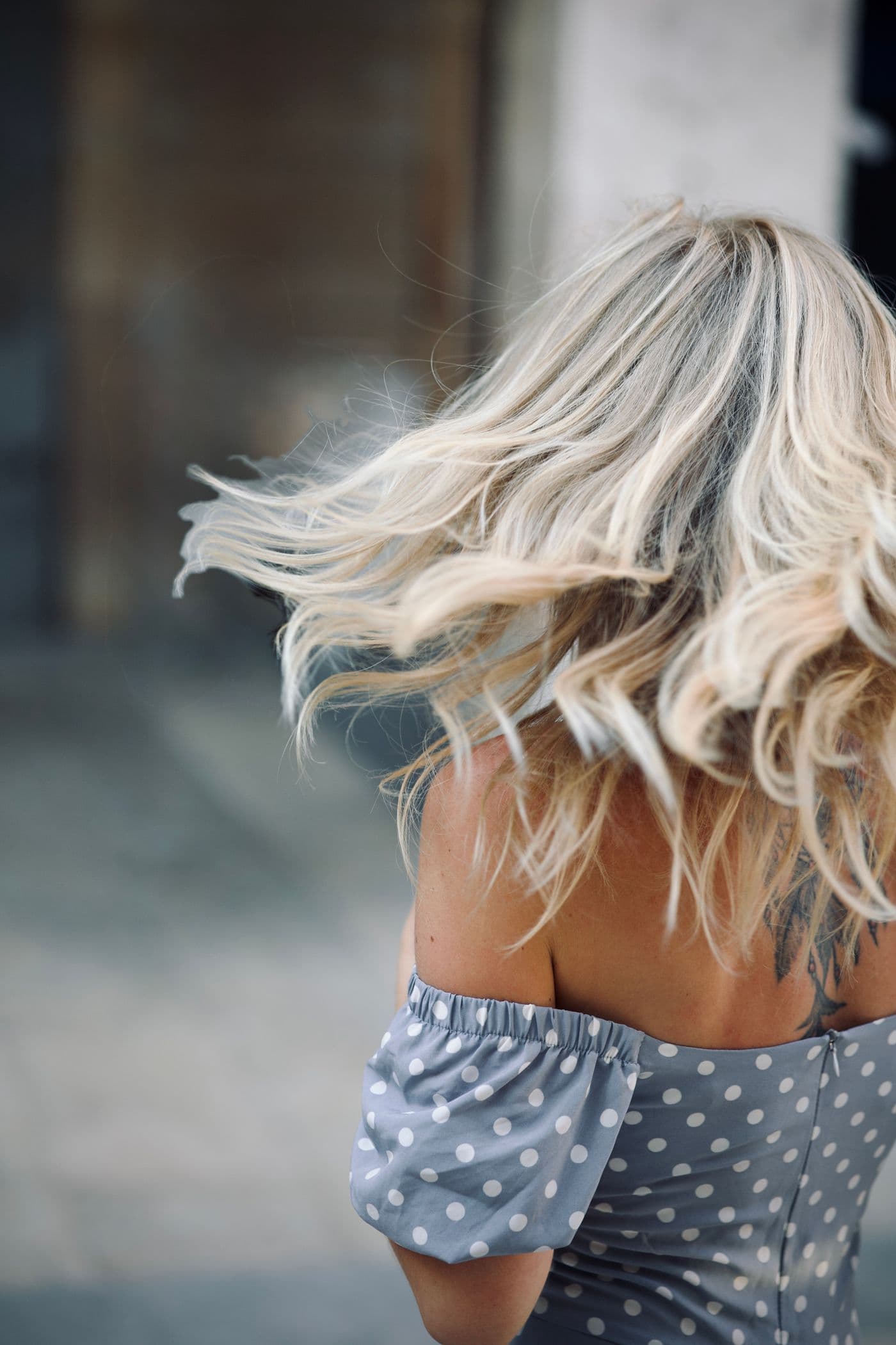 Cool platinum blonde by the blonde specialists at Megas Hair Salon, Coquitlam