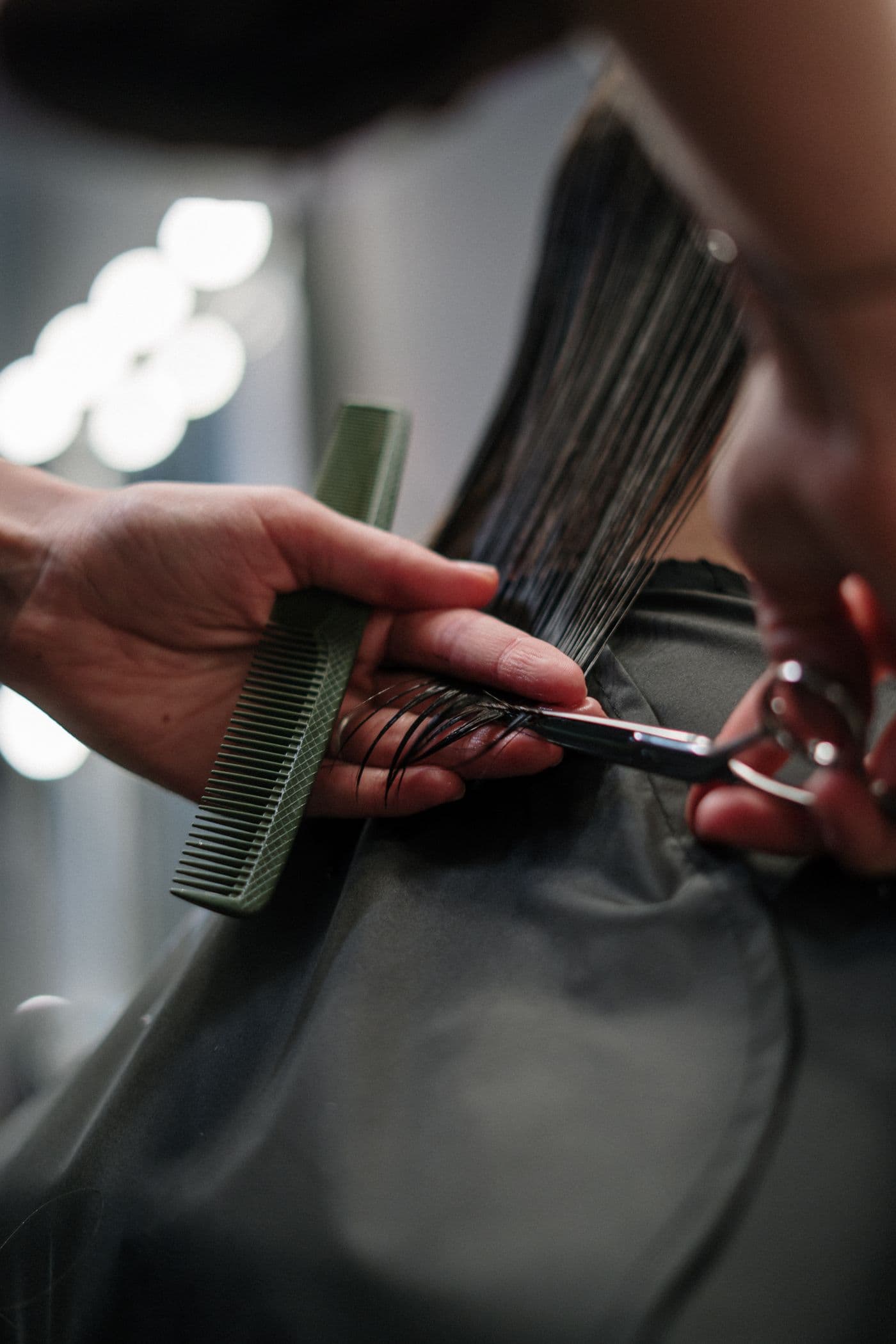 Precision haircut with clean shape and movement, Megas Hair Salon Coquitlam