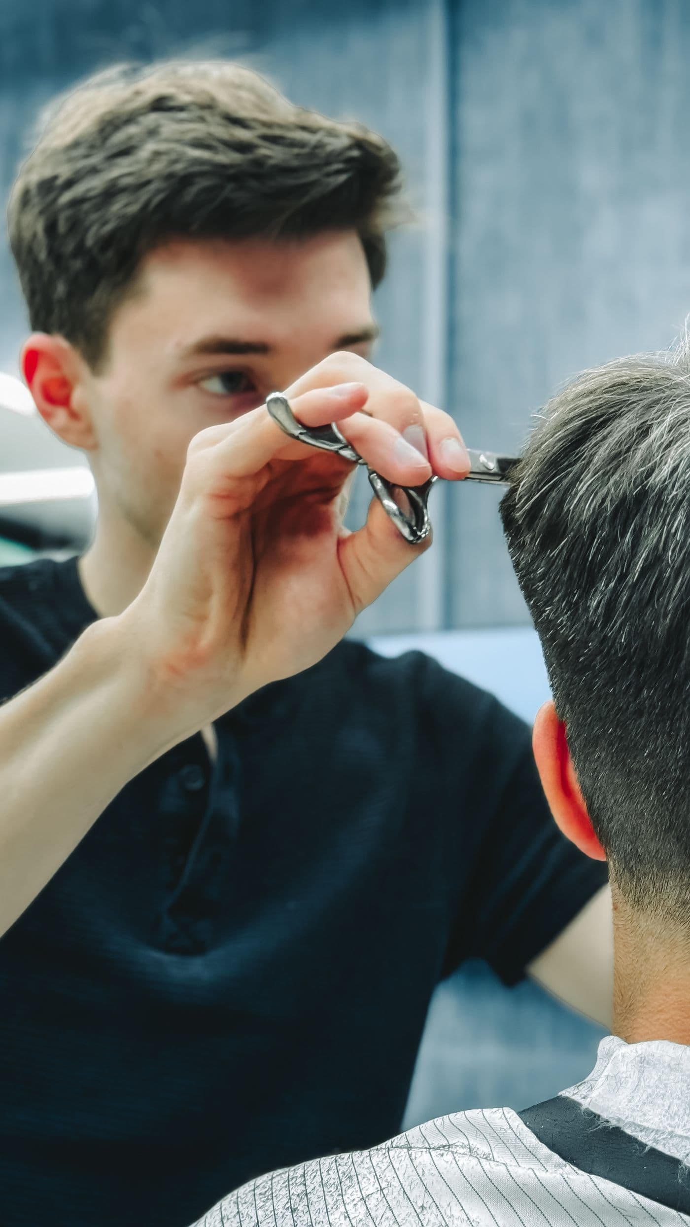 Men's precision haircut, Megas Hair Salon Coquitlam